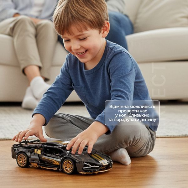 Конструктор Lamborghini Technic 1:14 1309 деталей, спортивна машинка ламборгіні конструктор, набір для збирання LG-lam-gld фото