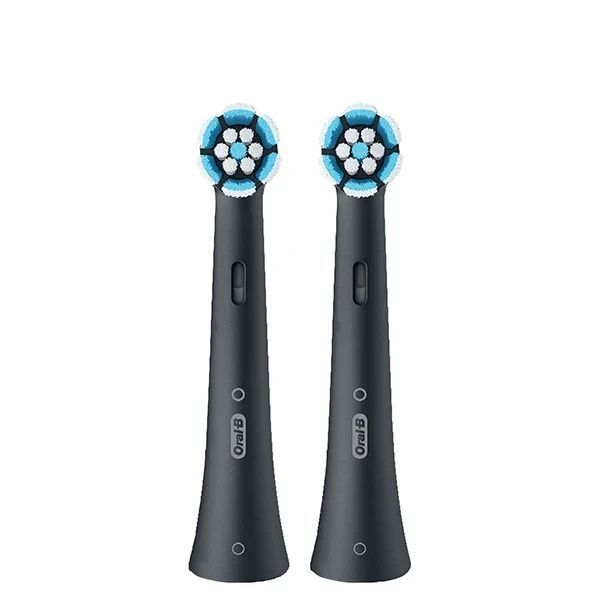 Змінні зубні насадки для електричної зубної щітки Oral-B iO Gentle Care Black чорні 2шт NiO2B-2 фото