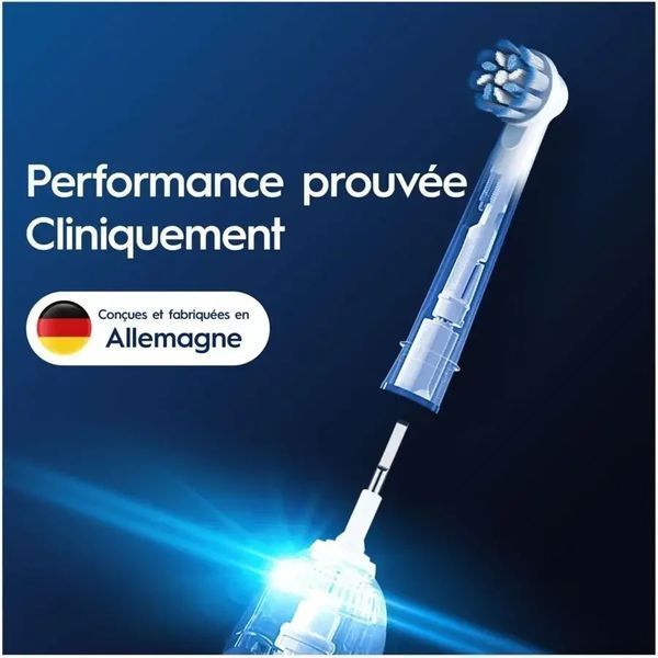 Змінні зубні насадки Oral-B Sensitive Clean EB60RX PRO 4 шт. зубні насадки орал бі для електричних щіток Ультрам'які  N44-4 фото