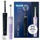 Набір електричних зубних щіток Braun Oral-B Vitality D103 Pro Family Pack Lavender + Black Protect x Clean BR-BLN11-2 фото 1