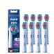 Змінні насадки для електричної зубної щітки Oral-B 3D White EB18p PRO 8 шт. Насадки Орал Бі 3Д Уайт ПРО Відбілювання Оригінал N33-8 фото 1