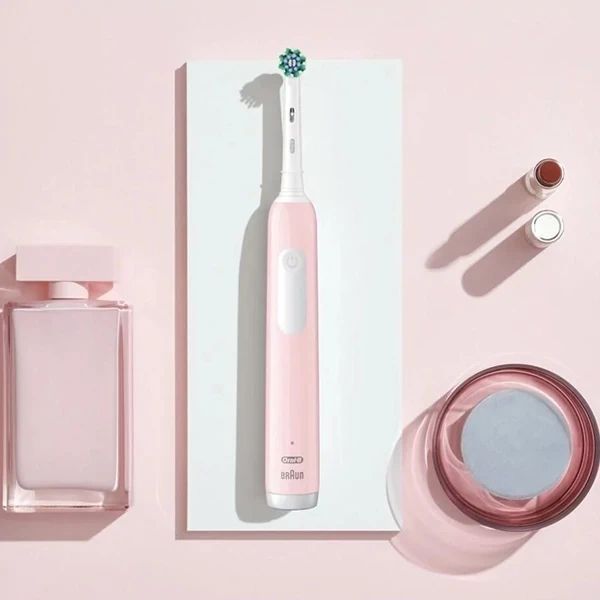 Електрична зубна щітка Oral-B D305.513.3 Pro Series 1 Pink Рожева (насадка Cross Action) BR-PNK-N11 фото