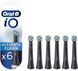 Змінні зубні насадки для електричної зубної щітки Oral-B iO Ultimate Clean Black чорні 6шт. NiO1BL-6 фото 1