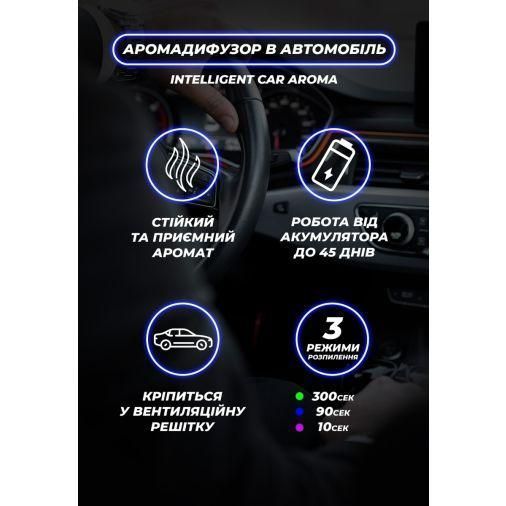 Автомобільний ароматизатор повітря Intelligent Car Aroma Автоматичний ароматизатор в машину Арома дифузор для авто з розпиленням CAR-aroma-INT фото