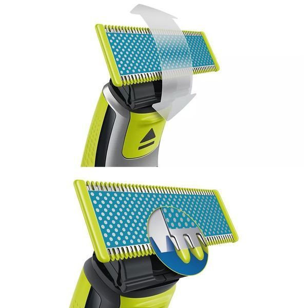 Змінні леза Philips OneBlade QP225/50 Anti-Friction 2 шт. насадка для тримера філіпс уан блейд 1BL-2-77879 фото