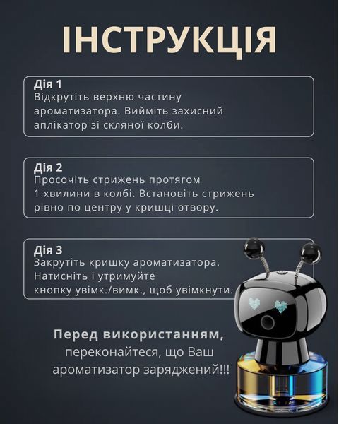 Автоматичний ароматизатор у машину Robot, аромадифузор в авто, інтерактивний ароматизатор в авто AR-ROBOT фото