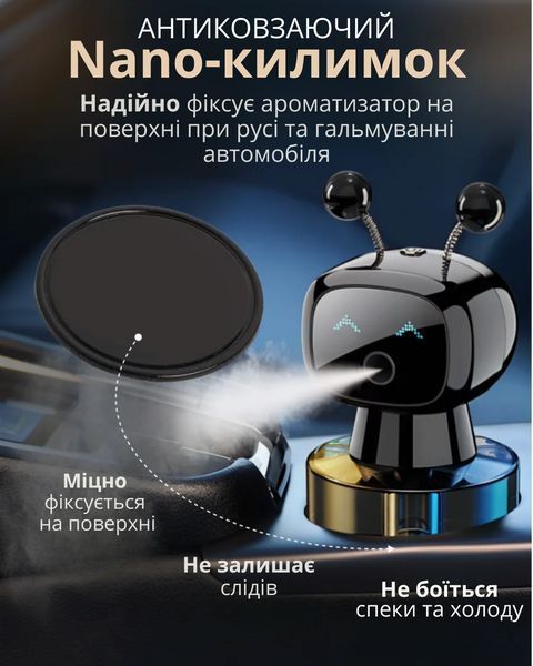 Автоматичний ароматизатор у машину Robot, аромадифузор в авто, інтерактивний ароматизатор в авто AR-ROBOT фото