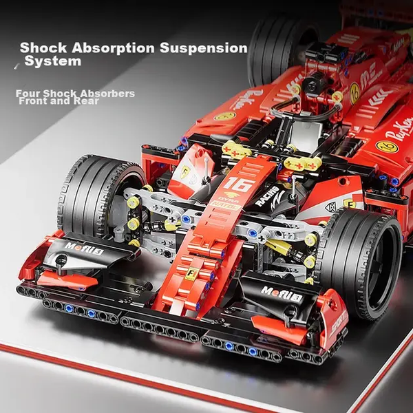 Конструктор F1 Technic Ferrari Феррари 1:10 красная 1163 деталей, спортивная машинка феррари ф1 конструктор, болид ф1 F1-FER1 фото