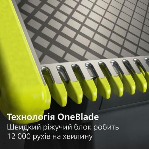 Леза Philips OneBlade Face + Body 2шт. QP620/50 насадка для гоління тіла, насадка для тримера філіпс 1BL0360-2 фото