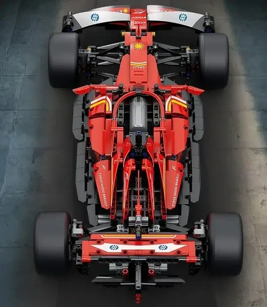 Конструктор F1 Technic Ferrari Феррарі 1:10 червона 1020 деталей, спортивна машинка феррарі ф1 конструктор, болід ф1 F1-FER2 фото