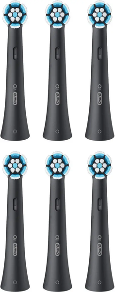 Змінні зубні насадки для електричної зубної щітки Oral-B iO Gentle Care Black чорні 6шт NiO2B-6 фото