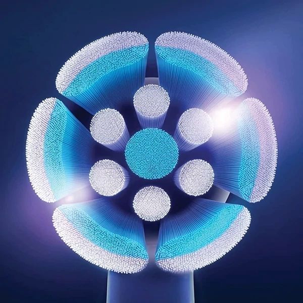 Змінні зубні насадки для електричної зубної щітки Oral-B iO Gentle Care Black чорні 6шт NiO2B-6 фото
